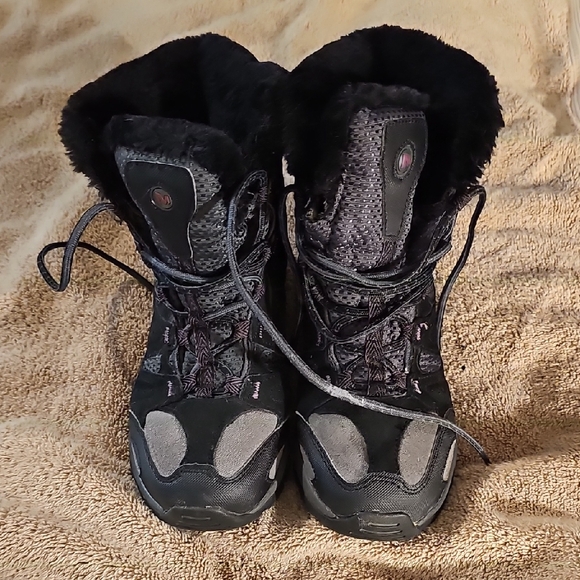 Merrell Shoes - MERRELL Black and Gray Winter/Hiking Boots